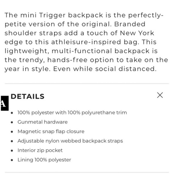 Botkier Mini Trigger Backpack - Picture 6 of 6